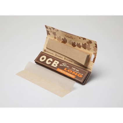 Papel Ocb Virgin Slim Long + Tips